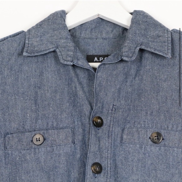 A.P.C Chambray Romper - Picture 4 of 8